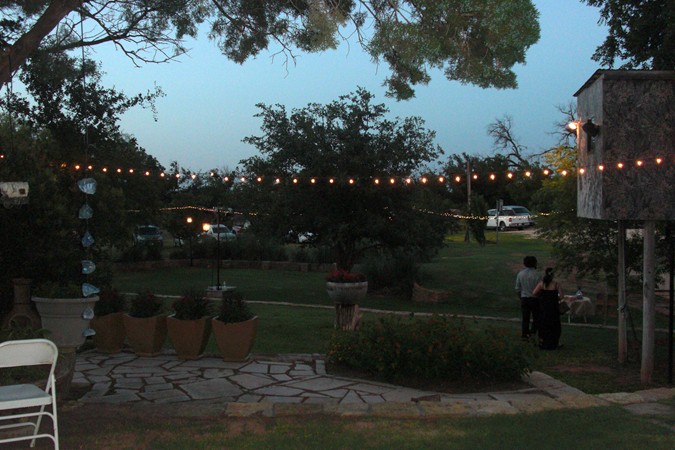"Lighted Pathways to Parking Lot"